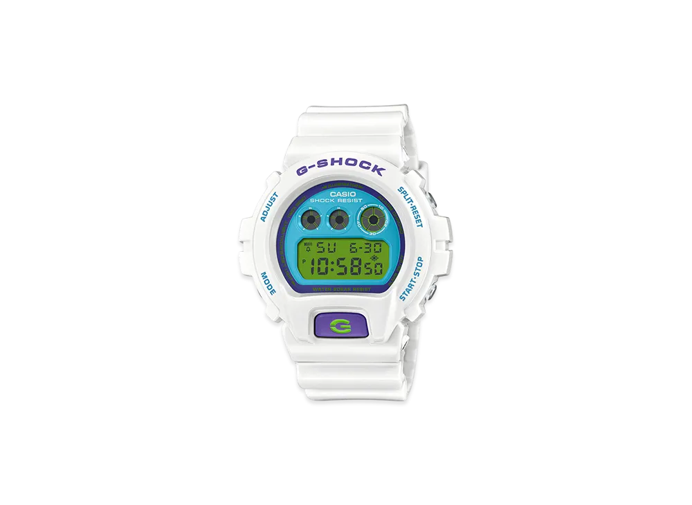 Casio G-Shock DW-6900 Crazy Colors 2024 Digital M Watch "White/Comb"