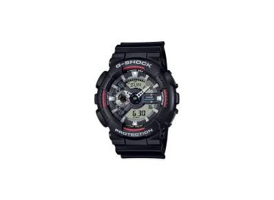 Casio G-Shock 110 Series Iconic Styles Ana-Digi M Watch "Black/Cmbi"