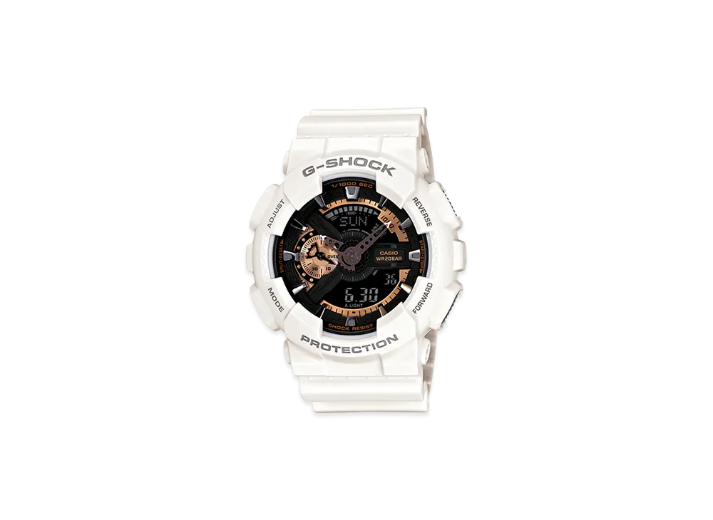 Casio G-Shock G 12S (Rose Gold Series) 110M Watch "White"