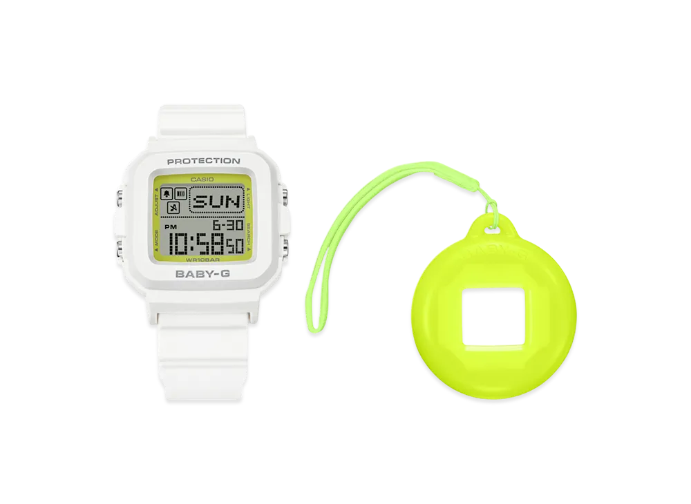 Casio G-Shock Baby-G Plus BGD-10 Digital L Watch With Watch Holder Set "White/Comb"