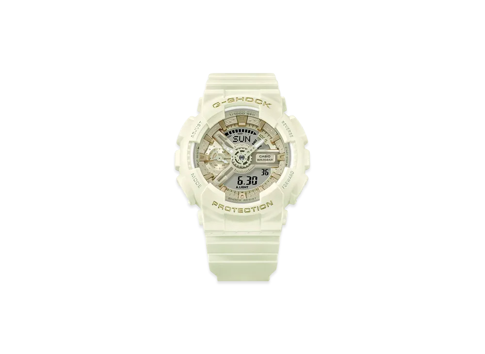 Casio G-Shock GMA-S110 Analog-Digital L Watch "White/Comb"