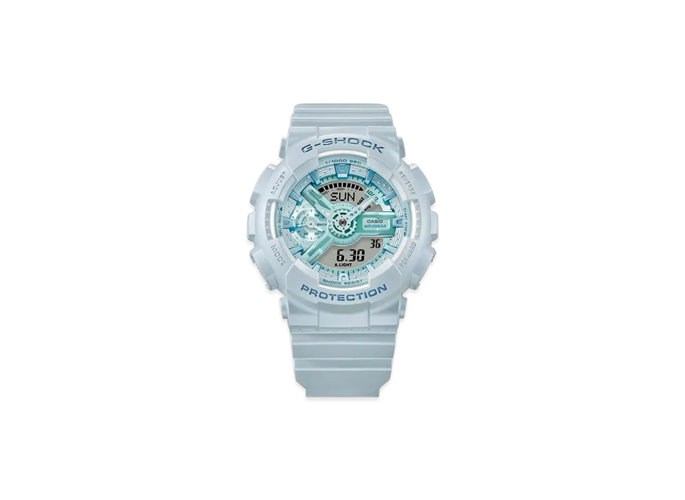 Casio G-Shock GMA-S110 Analog-Digital L Watch "Light Blue"