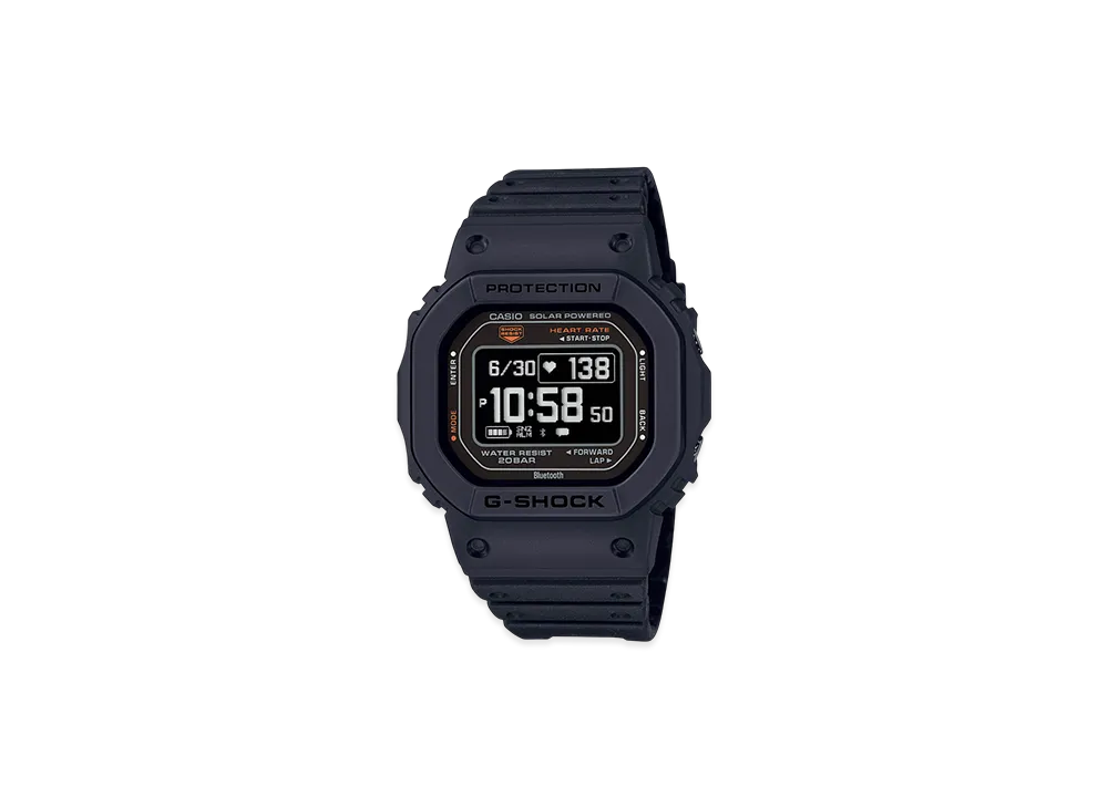 Casio G-Shock G-Squad Bluetooth Digital Solar Assist M Watch "Black"