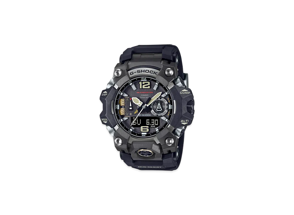 Casio G-Shock Mudmaster Mobile Link Analog-Digi M Watch "Black/Cmbi"