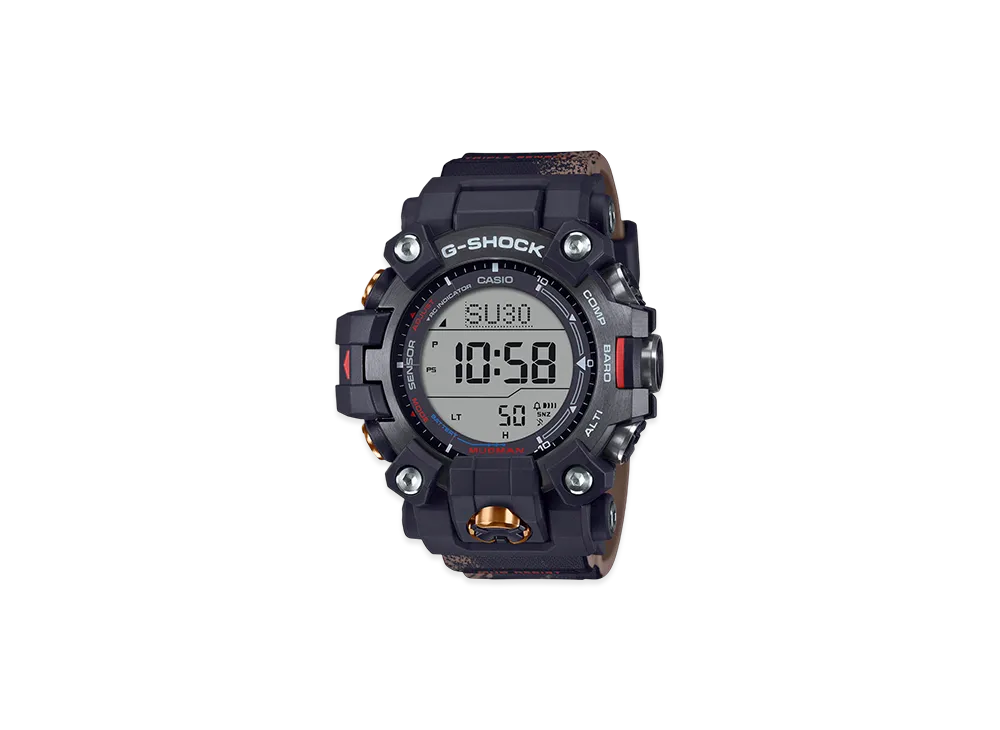 Casio G-Shock Mudman Team Land Cruiser Toyota Auto Body Collaboration Radio Solar M Watch "Brown/Black"