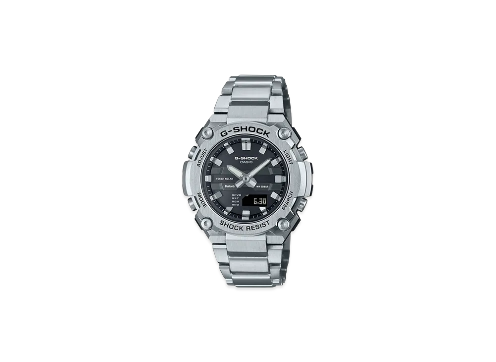 Casio G-Shock G-Steel Mobile Link Solar M Watch "Silver"