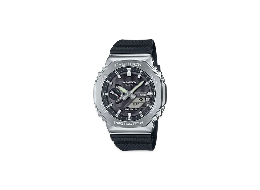 Casio G-Shock Gbm-2100 Mobile Link Analog-Digi Solar M Watch "Black/Cmbi"