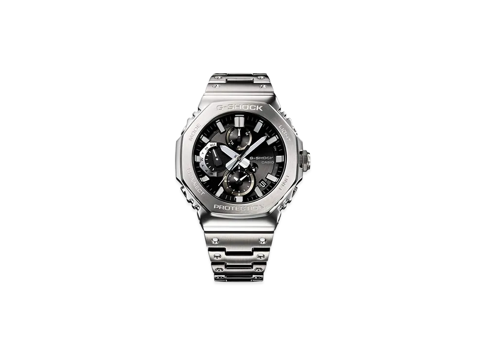 Casio G-Shock GMc-B2100 Mobile Link Full Metal Chrono M Watch "Silver"