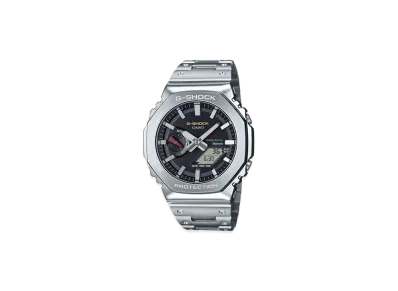 Casio G-Shock Bluetooth Radio Solar Analog-Digi M Watch "Silver"