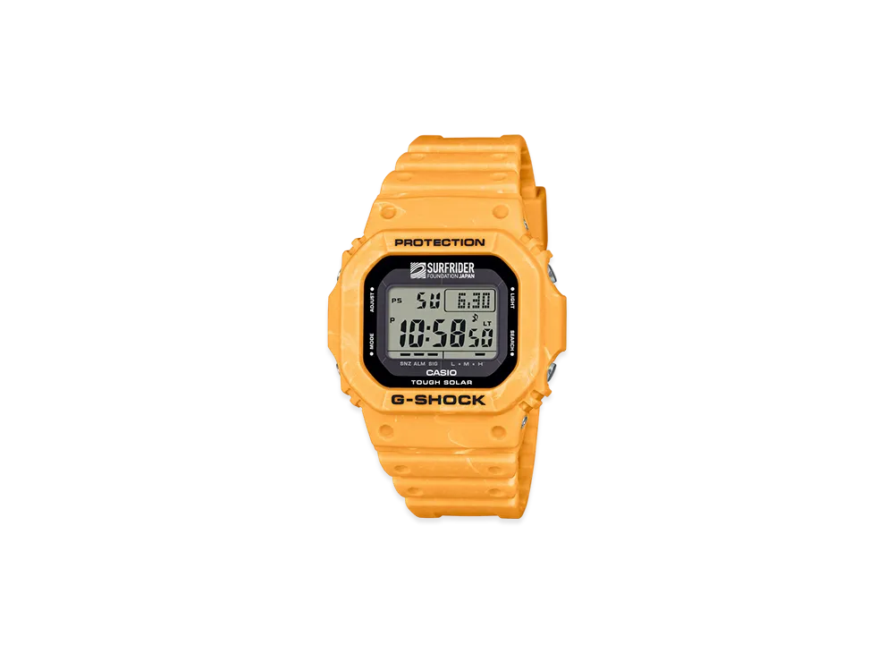 Casio G-Shock 5600 Surfrider Foundation Jp Collaboration Solar M Watch "Yellow"