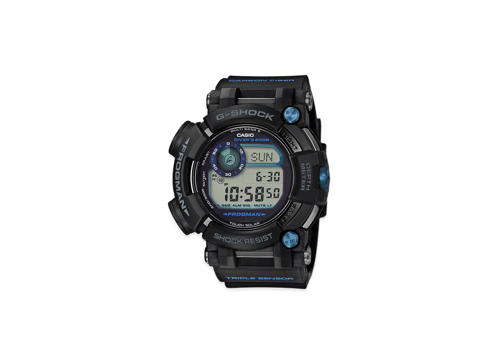 Casio G-Shock G 16S Frogman Radio-Controlled Solar M Watch "Black/Cmbi"