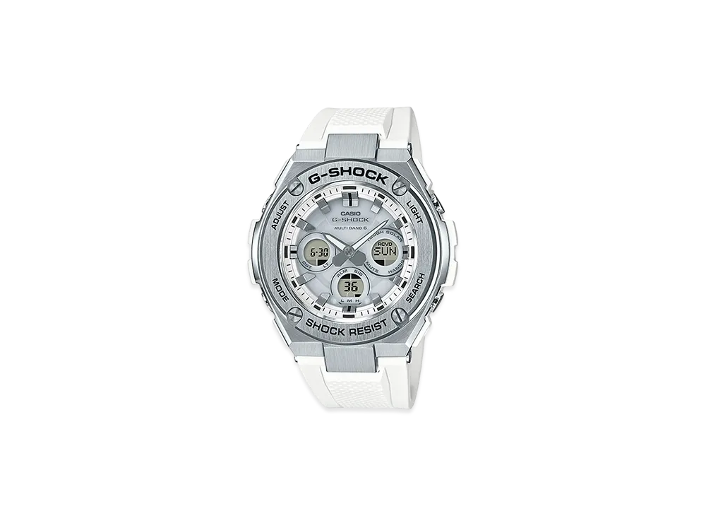 Casio G-Shock G 17A G-Steel Analog-Digital Radio Solar M "White/Comb"