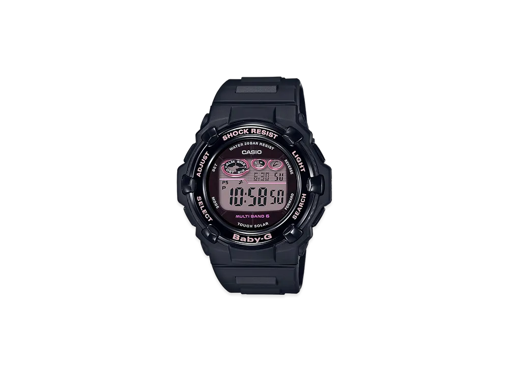 Casio G-Shock Multi-Band 6 Radio Solar L Watch "Black/Cmbi"