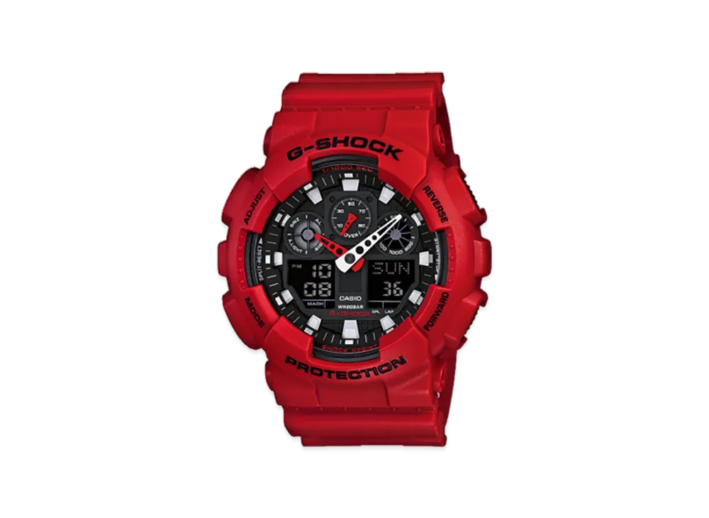 Casio G-Shock GA-100B-4AJF "Red"