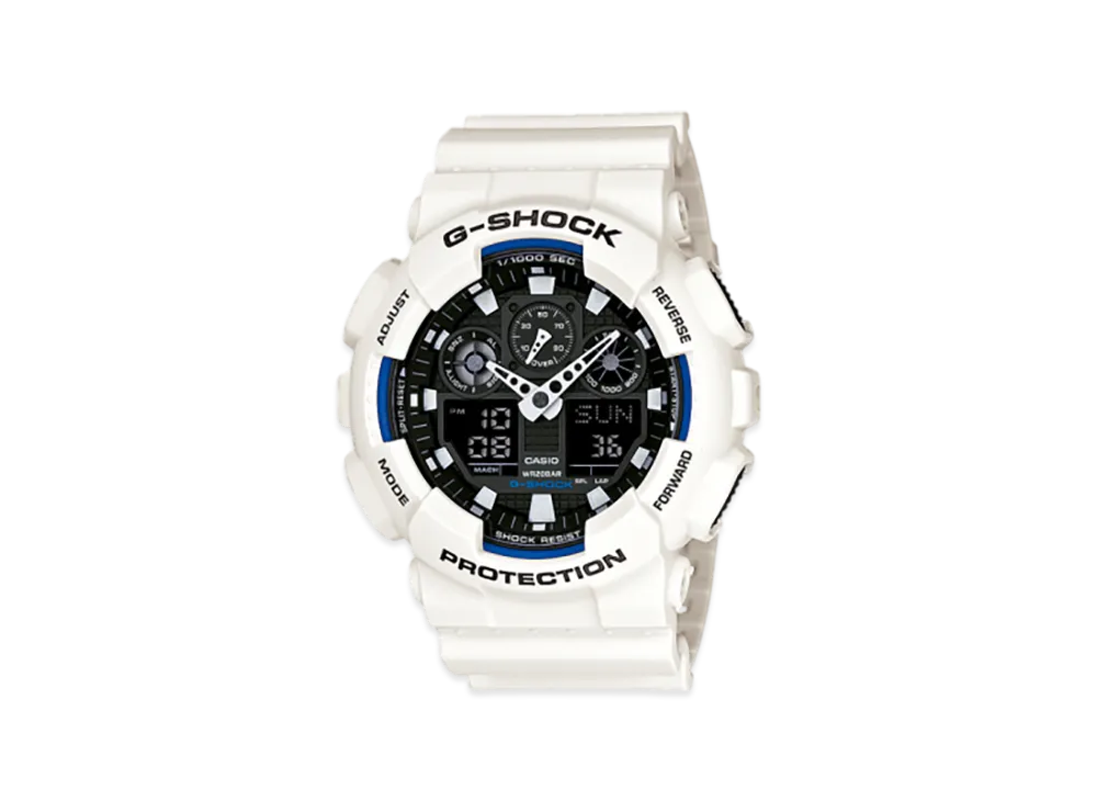 Casio G-Shock GA-100B-7AJF "White"
