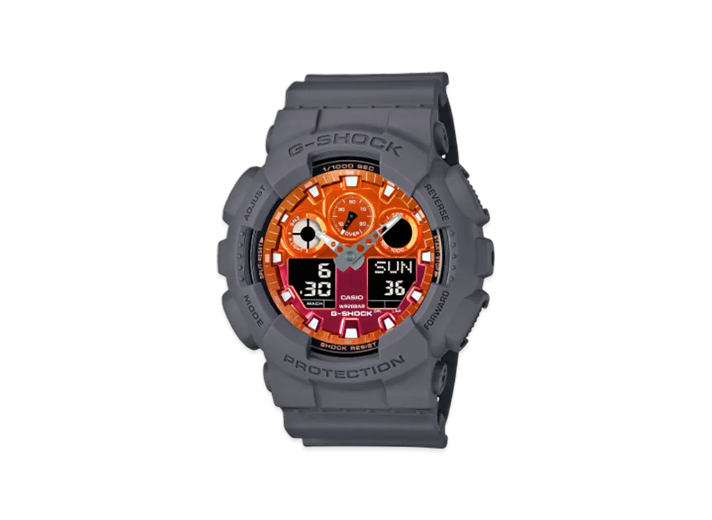 Casio G-Shock GA-100FL-8AJF "Charcoal"