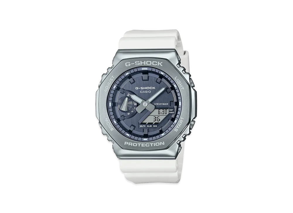 Casio G-Shock GM-2100WS-7AJF "Silver/White"