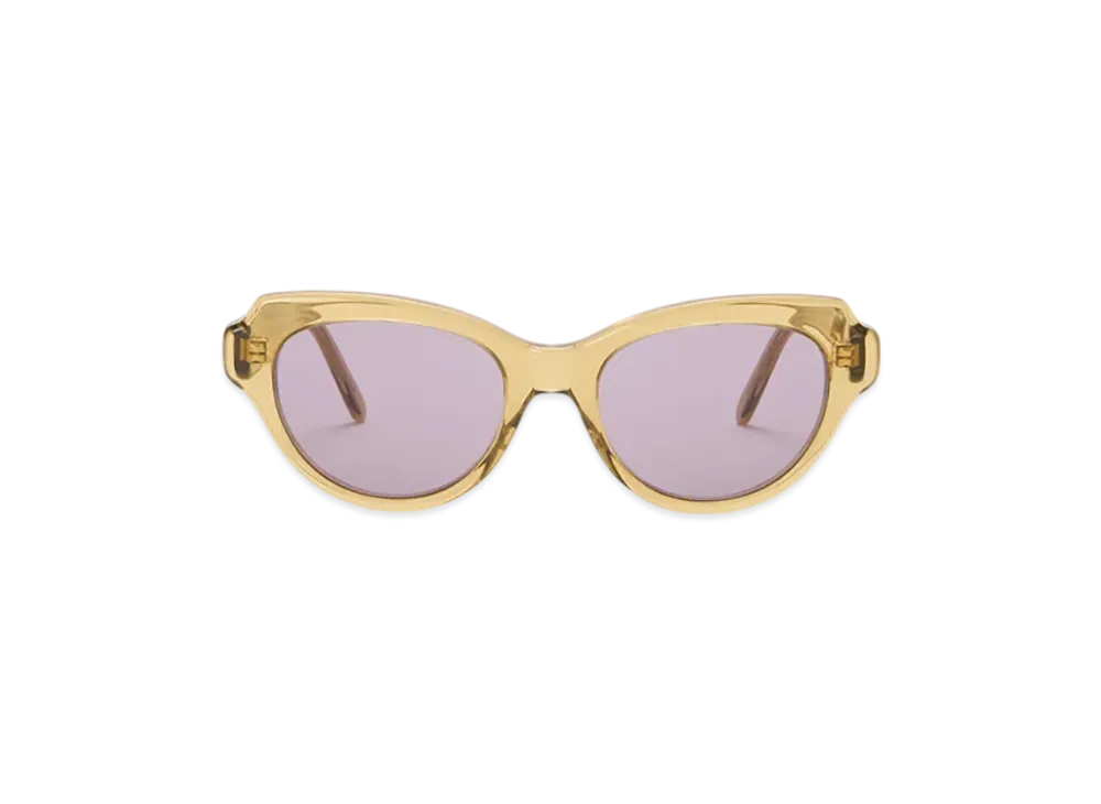 LOEWE Swan Slim Sunglasses "Clear Olive"