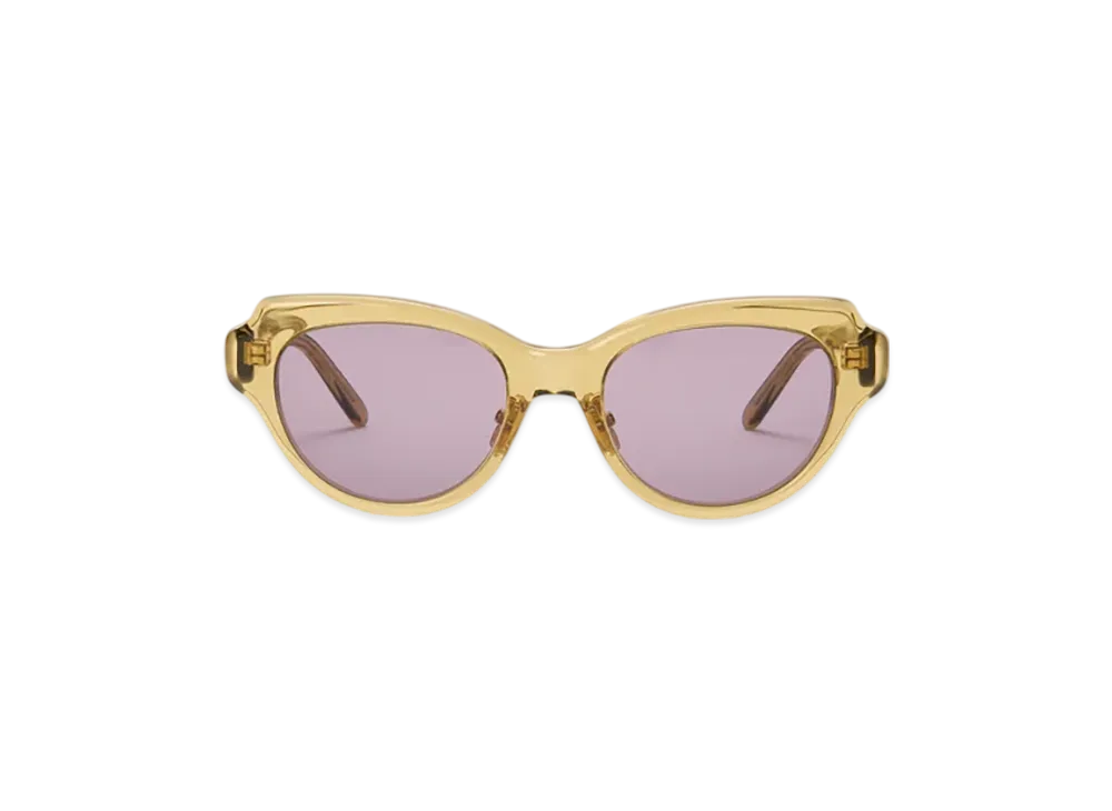 LOEWE Swan Slim Sunglasses "Clear Olive"