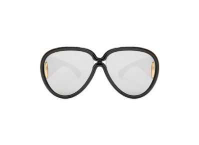 LOEWE Pilot Mask Sunglasses (Acetate & Nylon) "Black"