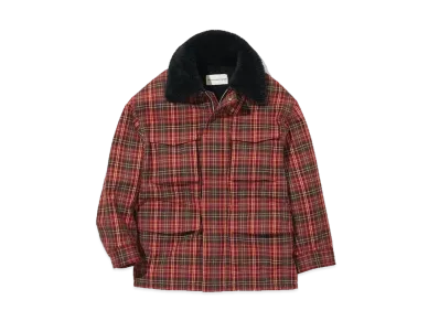 GU x Beautiful People Check Boa Blouson "Red"