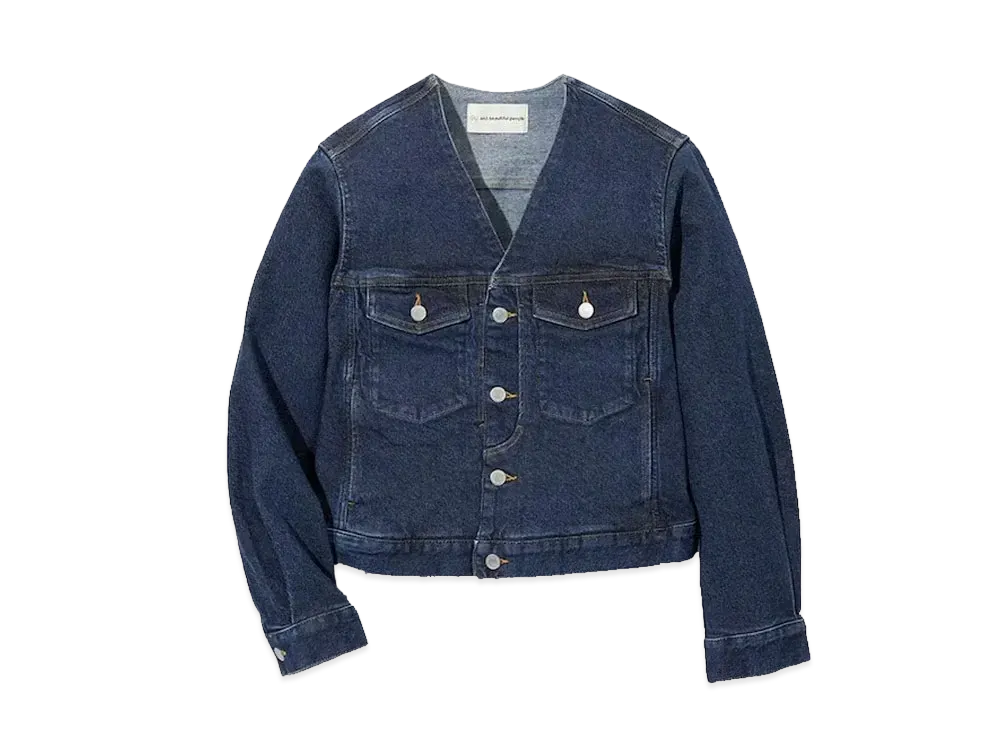 GU x Beautiful People Brushed Denim Jacket "Blue"