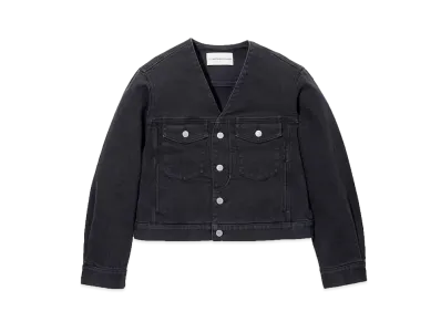 GU x Beautiful People Brushed Denim Jacket "Black"