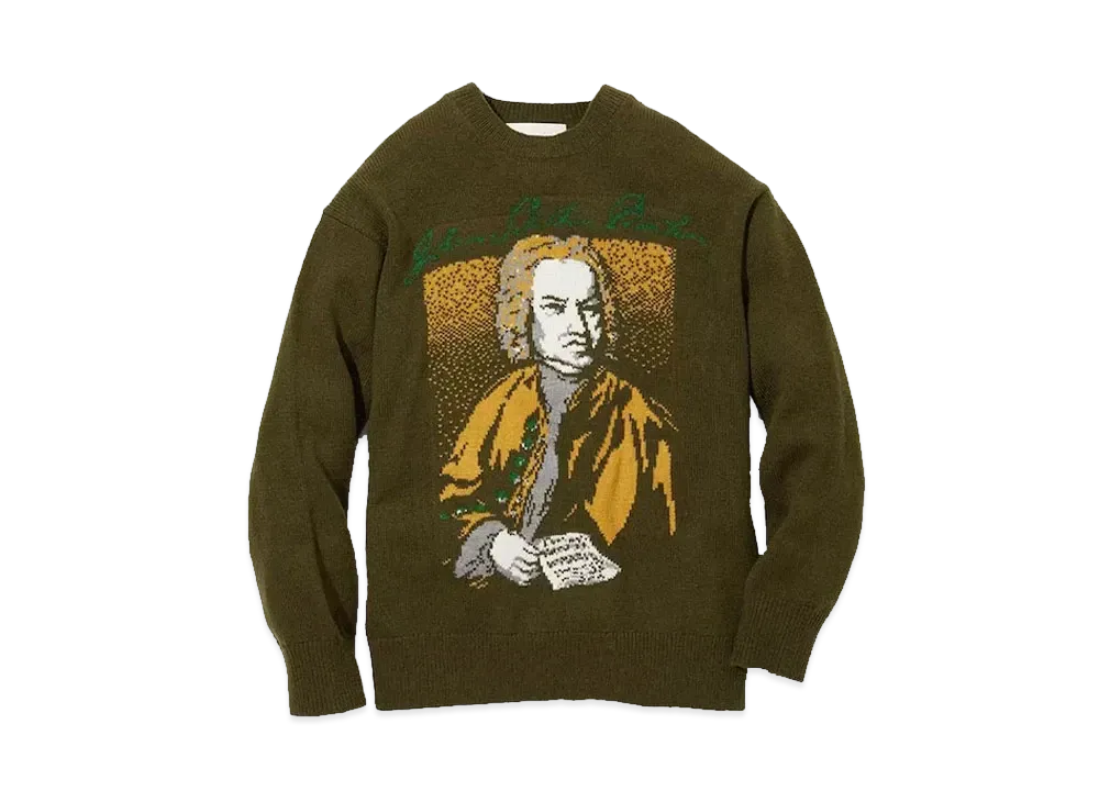 GU x Beautiful People Knit Pullover #1 "Olive"