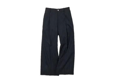 GU x Beautiful People Tuck Wide Pants "Navy"