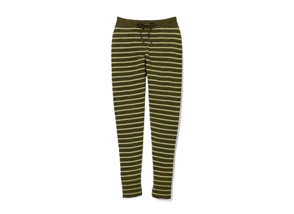 GU x Beautiful People Waffle Knit Leggings Pants "Olive"