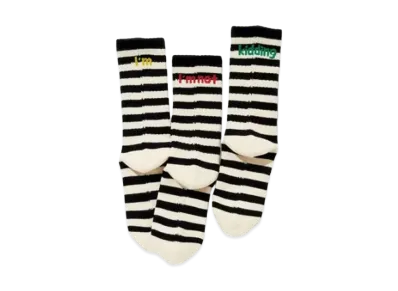 GU x Beautiful People Style Heat Socks "Off White"
