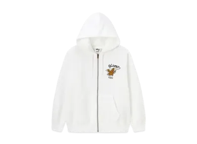 GU x GREMLINS Sweatshirt Full Zip Parka "White"