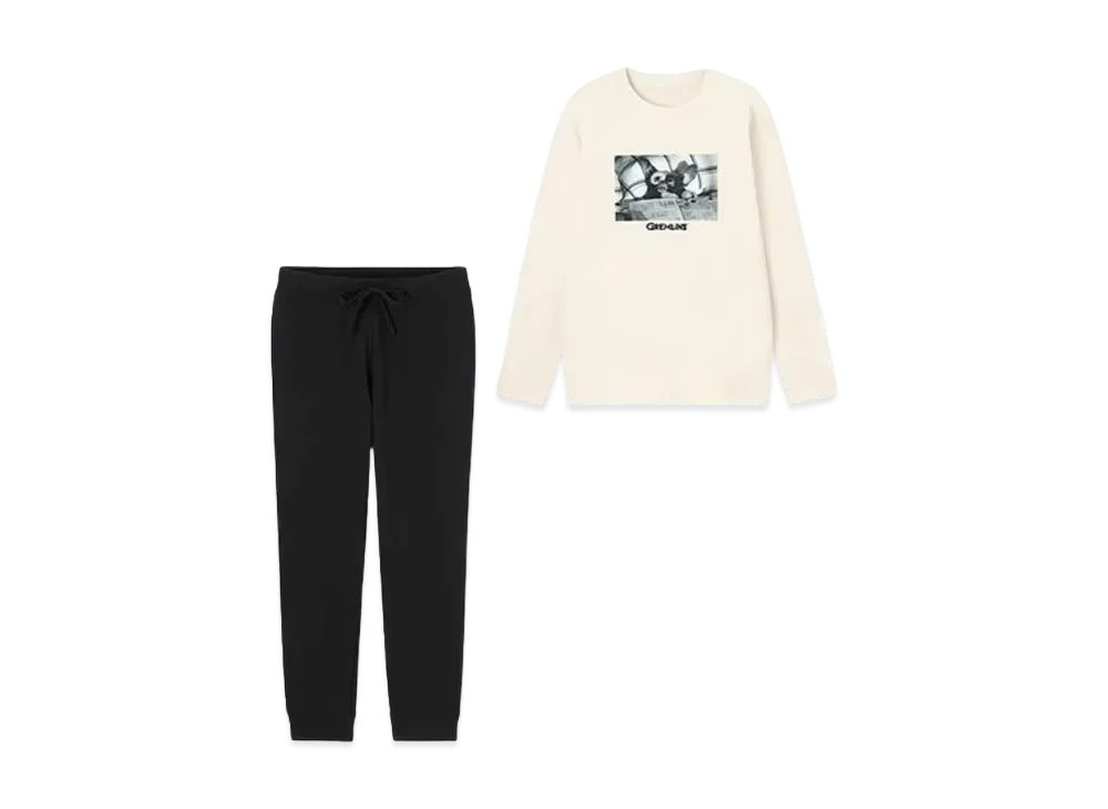 GU x GREMLINS Stretch Soft Lounge "Off White"