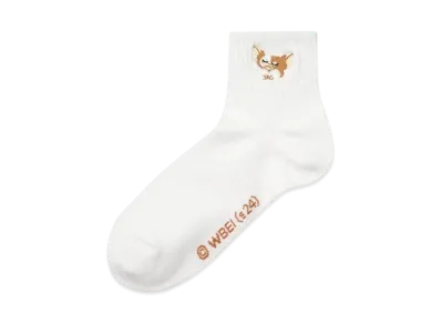 GU x GREMLINS Ankle Socks "Natural"