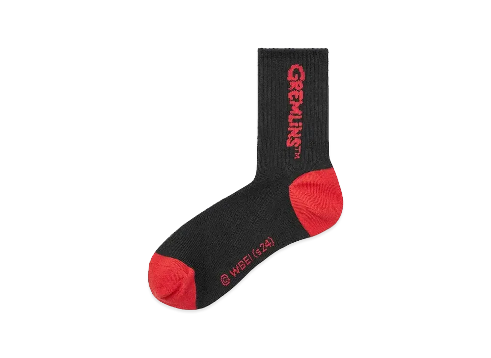 GU x GREMLINS High Ankle Socks "Black"