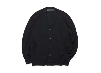 GU x UNDERCOVER Sheer Combination Knit Cardigan "Black"