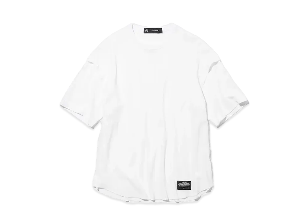 GU x UNDERCOVER Dry Waffle T "White"