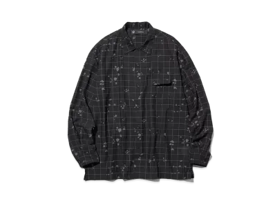 GU x UNDERCOVER Sheer Oversize Shirt "Black"