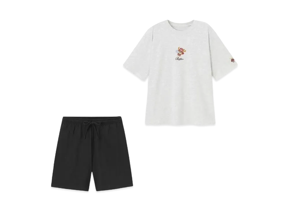 GU x ONE PIECE Dry Lounge Set "Light Gray"