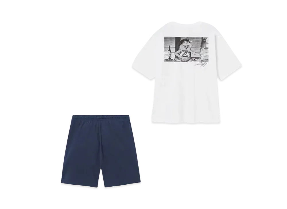 GU x ONE PIECE Dry Lounge Set "White"