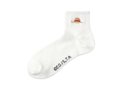 GU x ONE PIECE Ankle Socks "Off White"