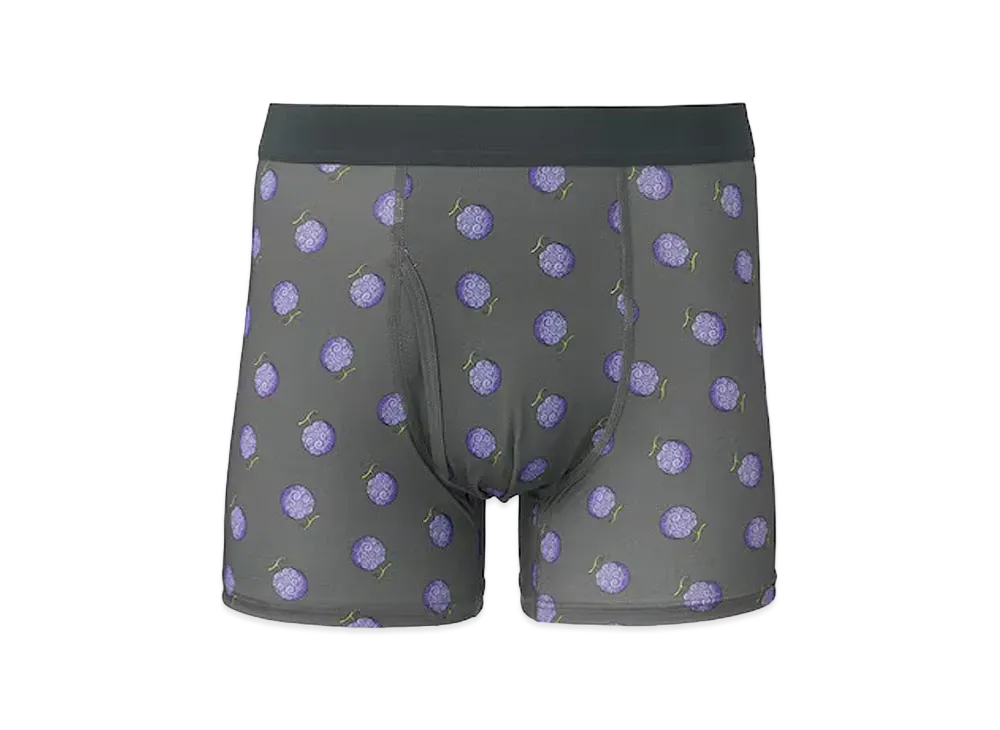 GU x ONE PIECE Style Dry Boxer Shorts "Dark Gray"