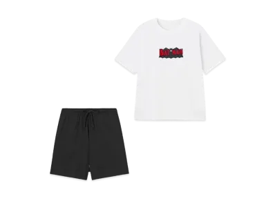 GU x BATMAN Dry Lounge Set "White"
