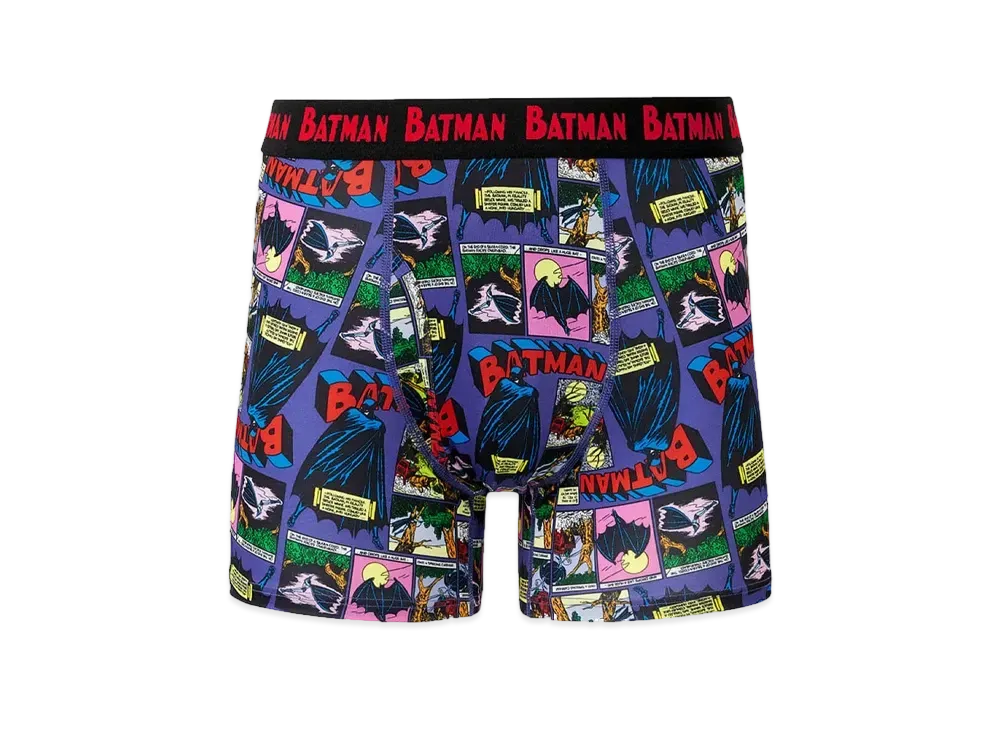 GU x BATMAN Style Dry Boxer Shorts "Purple"