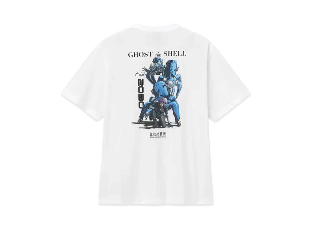 GU x GHOST IN THE SHELL S.A.C. Graphic T-shirt "White"