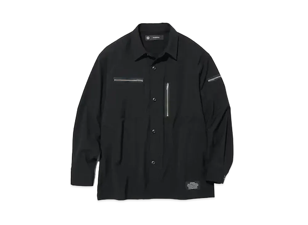 GU x UNDERCOVER Zip Pocket Shirt "Black"