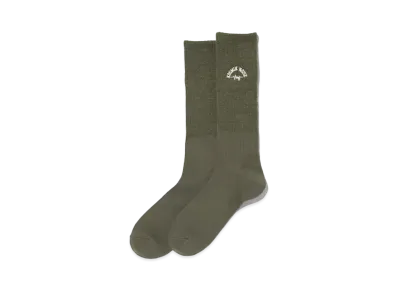 GU x UNDERCOVER Socks "Olive"