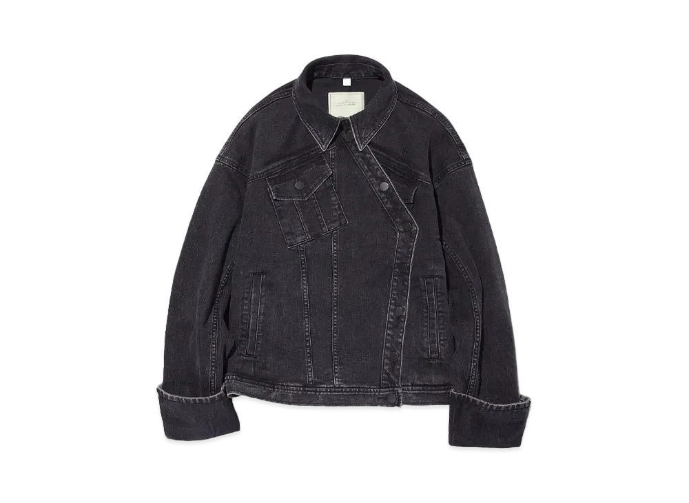 GU x rokh Denim Blouson "Dark Gray"