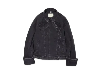 GU x rokh Denim Blouson "Dark Gray"