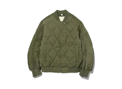 GU x rokh Quilted Blouson "Olive"